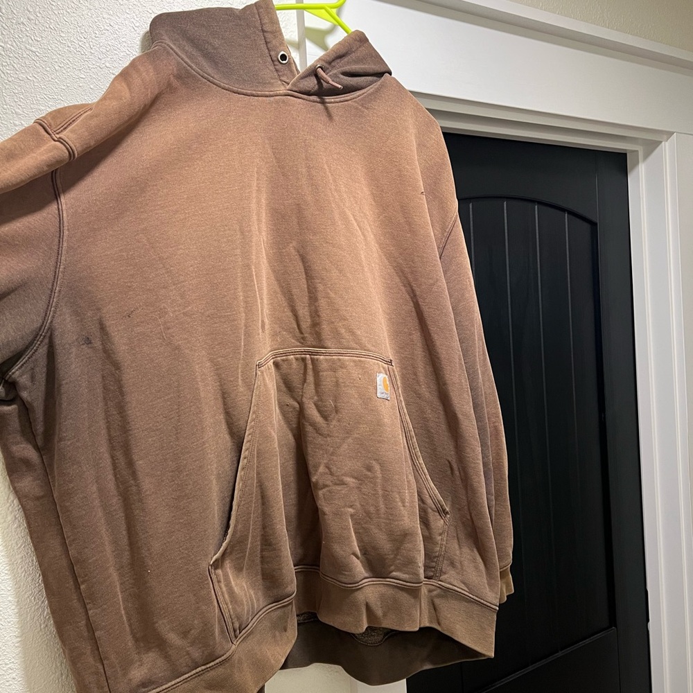 Carhartt Brown Hoodie Jacket